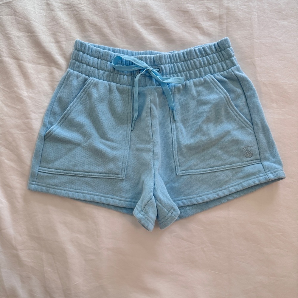 Victoria's Secret Light Blue Sweat Shorts